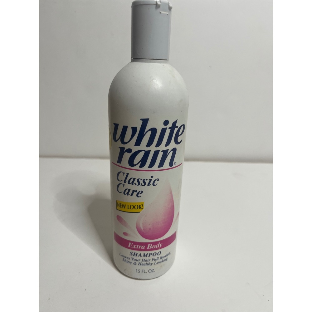 White Rain Classic Care Extra Body Shampoo 15 FL OZ New Look 1997